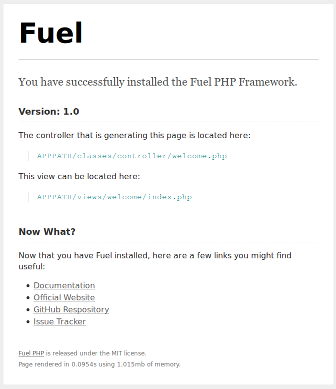Getting Started with the Fuel PHP Framework