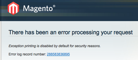 The dreaded Magento disabled